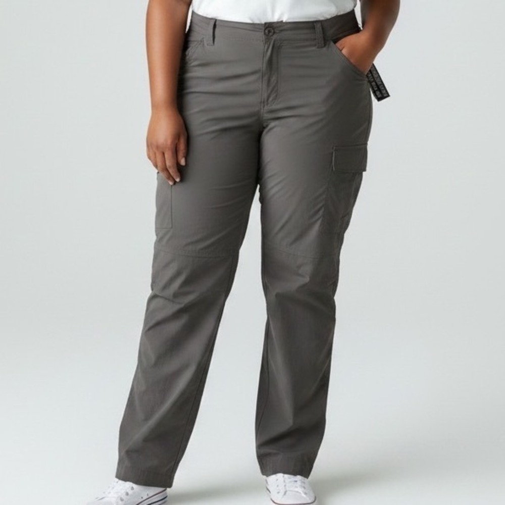 Canyon Creek 2XL Convertible Zip Off Cargo Pants Dark Gray Nylon Hiking gorpcore